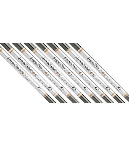 Amazon.com : AeroTech SteelFiber i70 Iron Shafts .370-6 Shaft Set