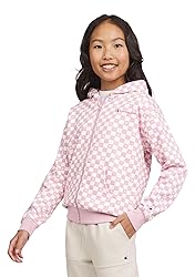 Champion Girls Sweatshirt Full Zip Up Fleece Girls
