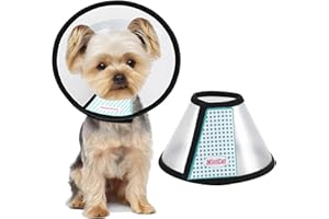 MintCat Cat Cone, Protective Small Dog Cone Collar, Pet Recovery Collar to Stop Licking After Surgery, Lightweight Elizabethan Collar Pet Cones for Cats Small Dogs