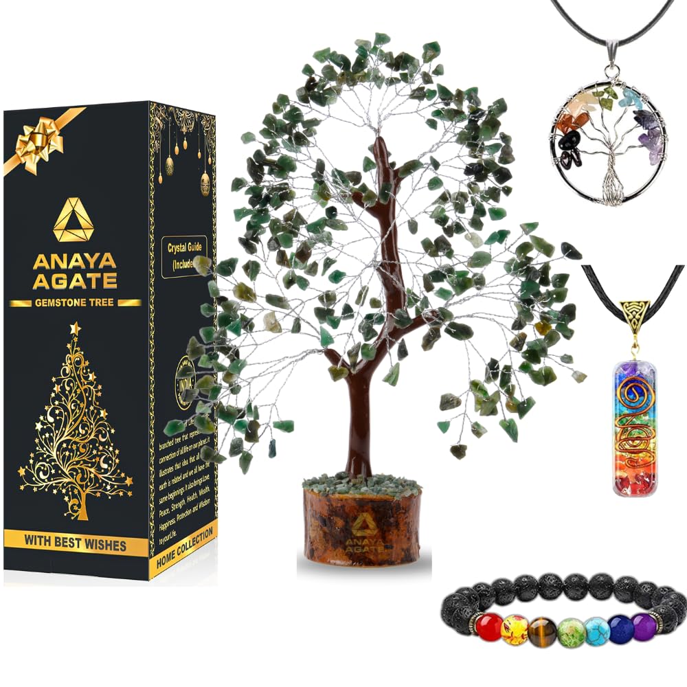 Crystal Tree of Life Green Aventurine Healing