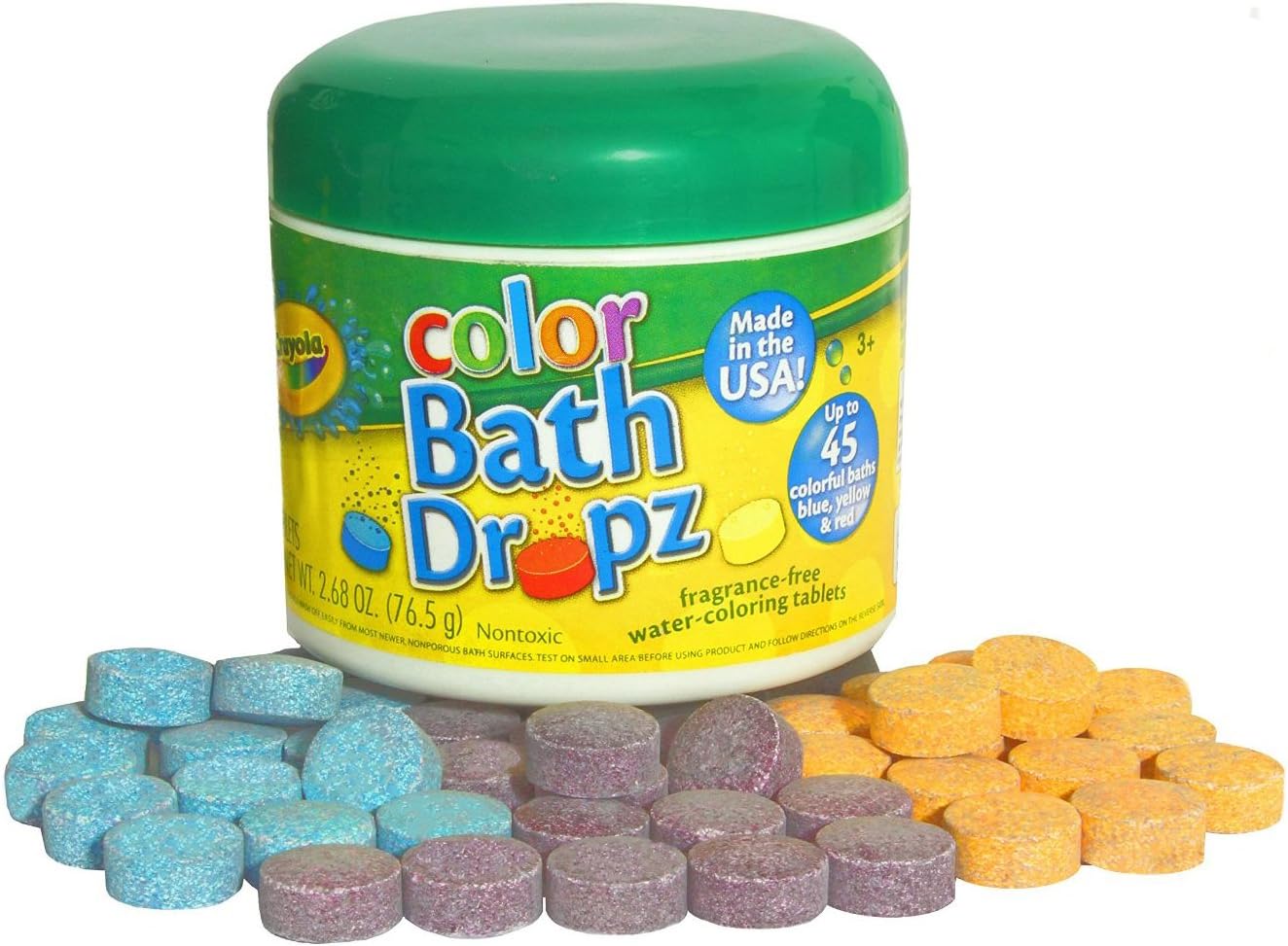 CRAYOLA Color Bath Dropz 2.68 oz 45 