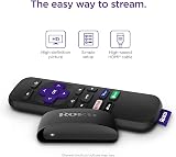Roku Express 3930EU HD Streaming Media Player Black UK Compatible view 2