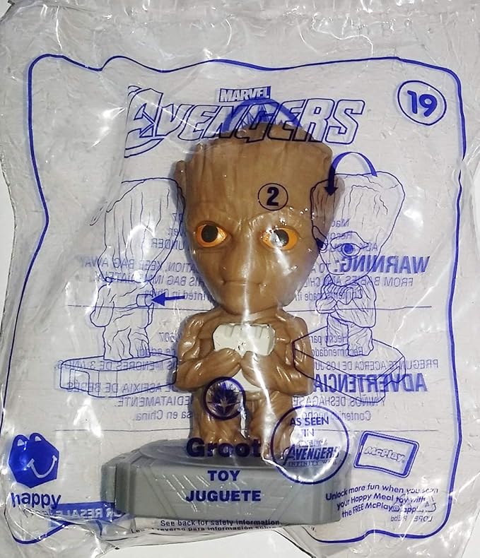 2019 Avengers Groot Happy Meal Toy 