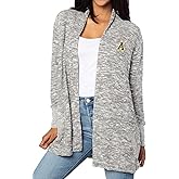 chicka-d Women's Cozy Fleece Cardigan Heather Grey