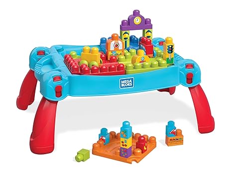 Mattel Mega Bloks FGV05 - Bau und Spieltisch, 30 Teile