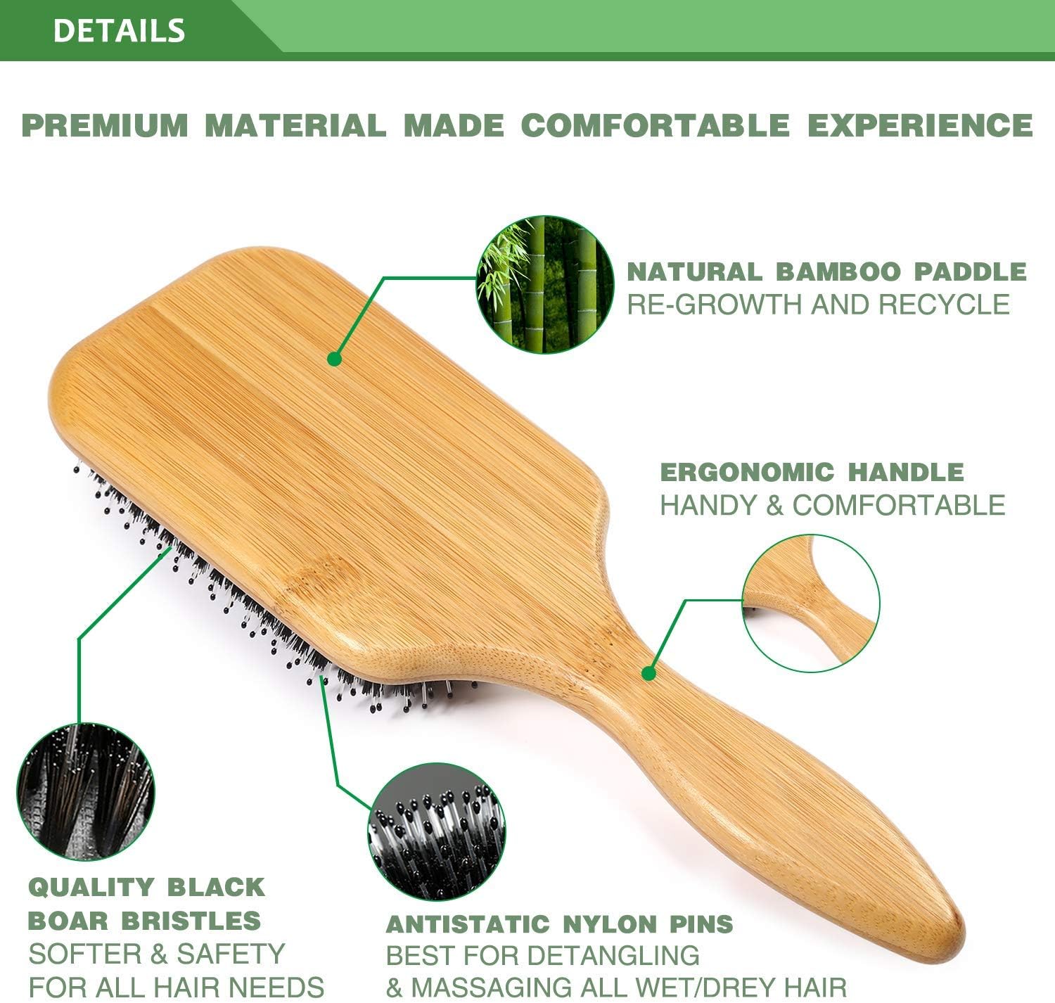 BESTOOL Hair Brush - Image 4