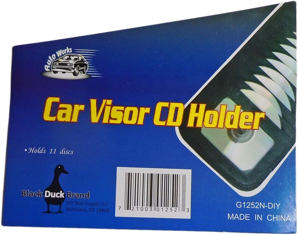 1 X Car Auto Truck Sun Visor 11 CD or DVD Holder Organizer Holder Case: Furniture & Decor