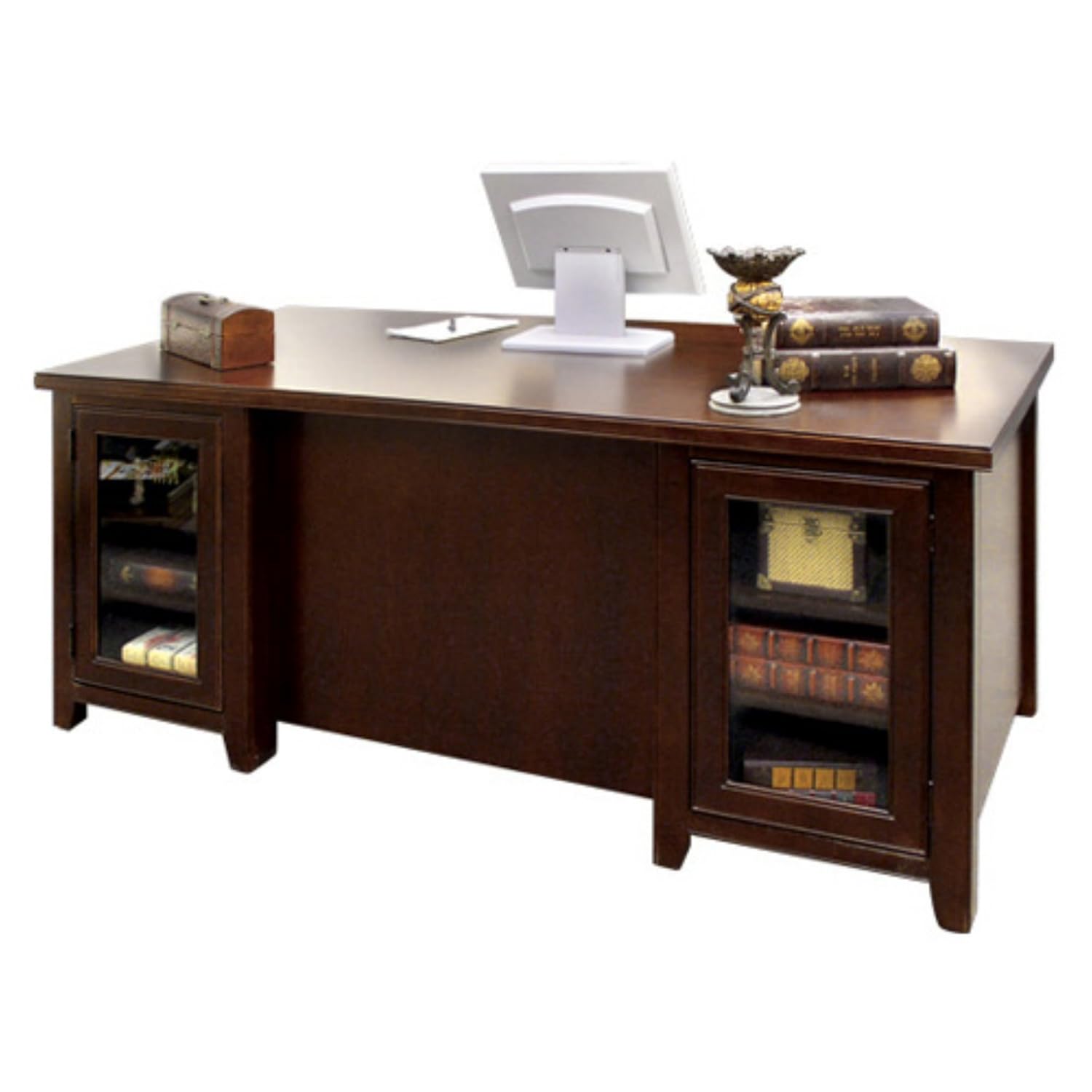 Amazon kathy ireland Home by Martin Tribeca Loft Cherry