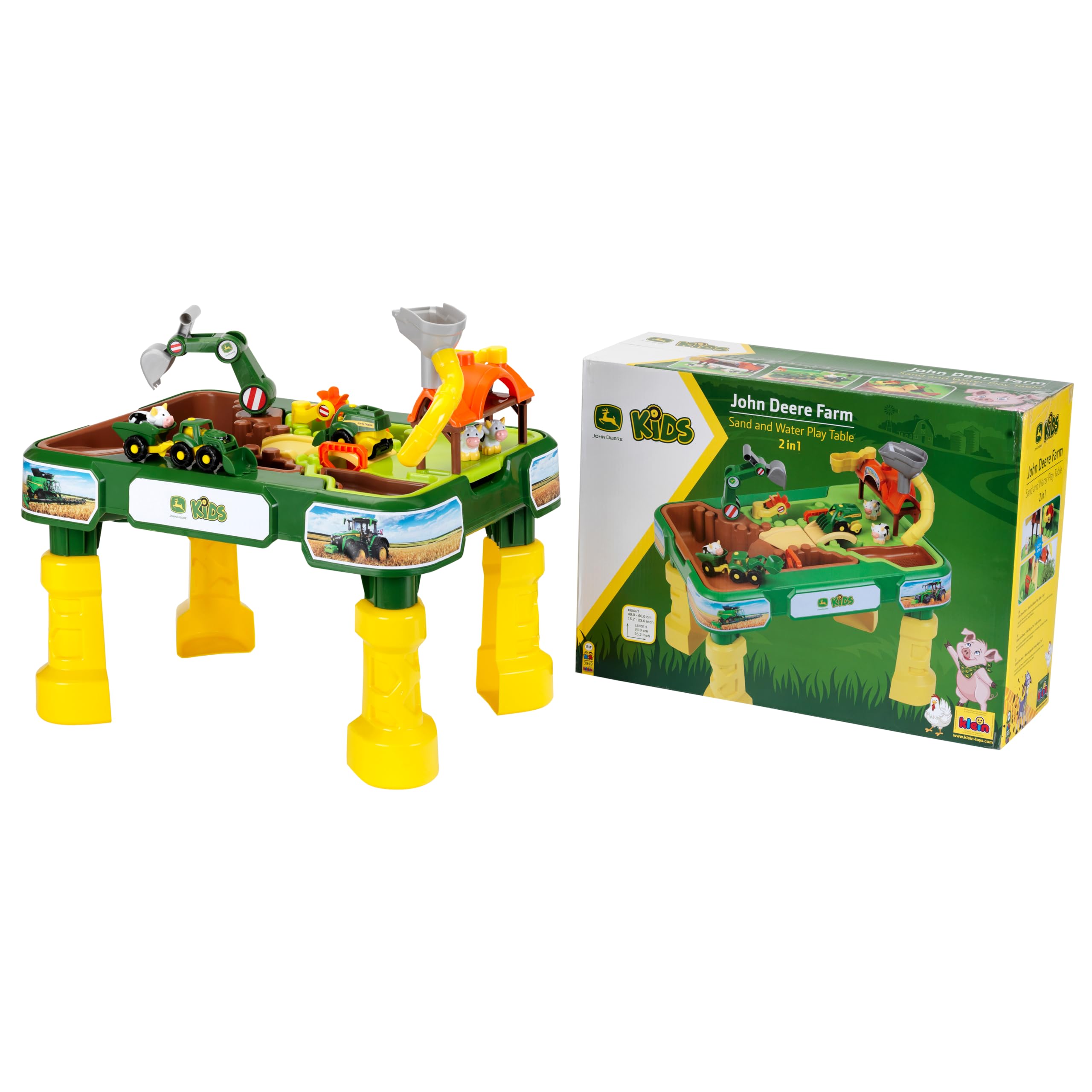 Klein Theo John Deere Farm Sand and Water Play Table - 3949, Multiple