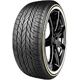 Vogue Custom Built Radial VIII Performance 245/45R19 102V XL Passenger Tire | Truck/SUV Performance All Season Traction 102V Rated Extra Load Radial Construction White/Gold Tire