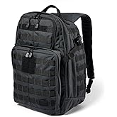 5.11 Tactical Backpack, RUSH 24 2.0 Military Survival Molle Back Pack with Laptop Compartment, 37L, Style 56563ABR/56564ABR