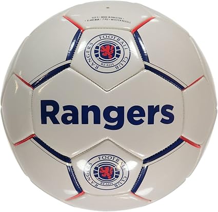 Glasgow Rangers Fc Crest Fussball Weiss Blau Fussball 37 Amazon De Sport Freizeit