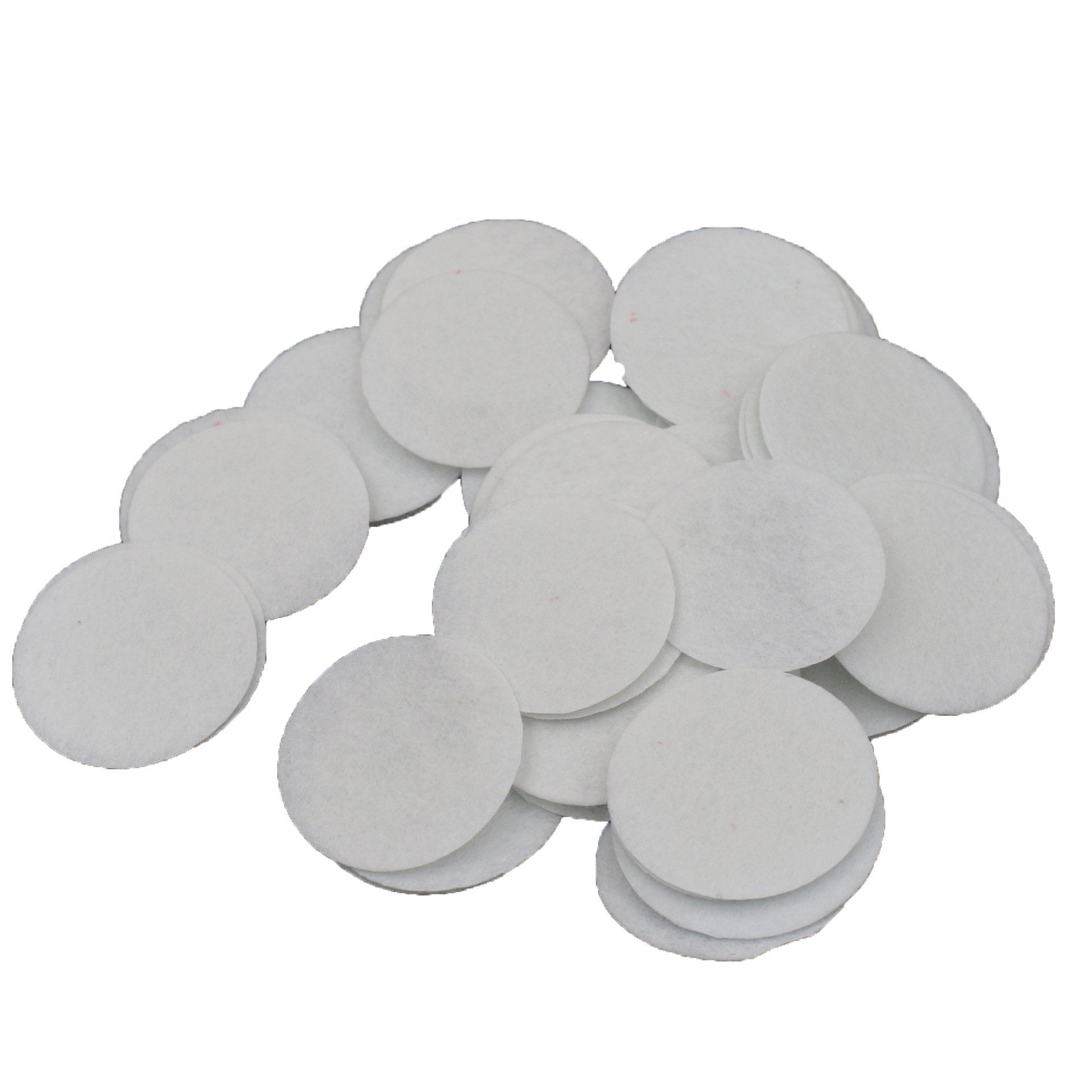 200PCS Circle Felt Pads Round Appliques for DIY Craft Decoration and Sewing Handcraft (White, 2")