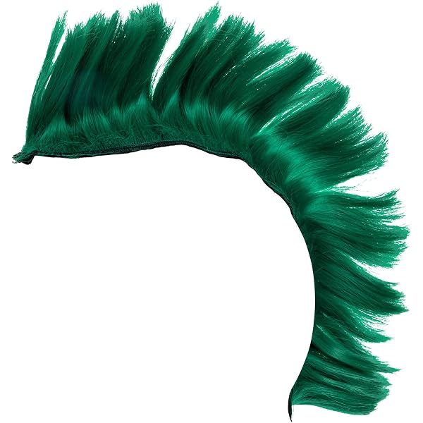 Smiffys Perruque Punk Arc-en-Ciel Années 80 - Cheveux Multicolores Pour Déguisement