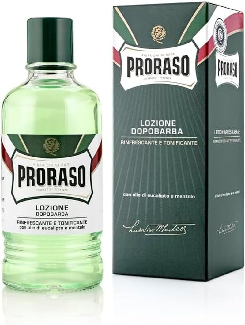 Proraso Professional Aftershave Lotion Refreshing 400ml Eucalyptus Menthol Italy