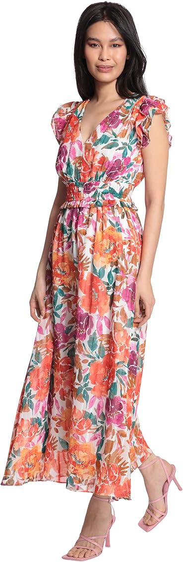 Maggy London Women's V-Neck Short 