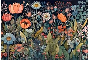 GemZono Diamond Painting Kits for Adults, Flower 5D Diamond Art Kits for Beginner DIY Full Drill Diamond Dots Crystal Craft Kits for Home Wall Decor Gifts 11.8x15.7 inch