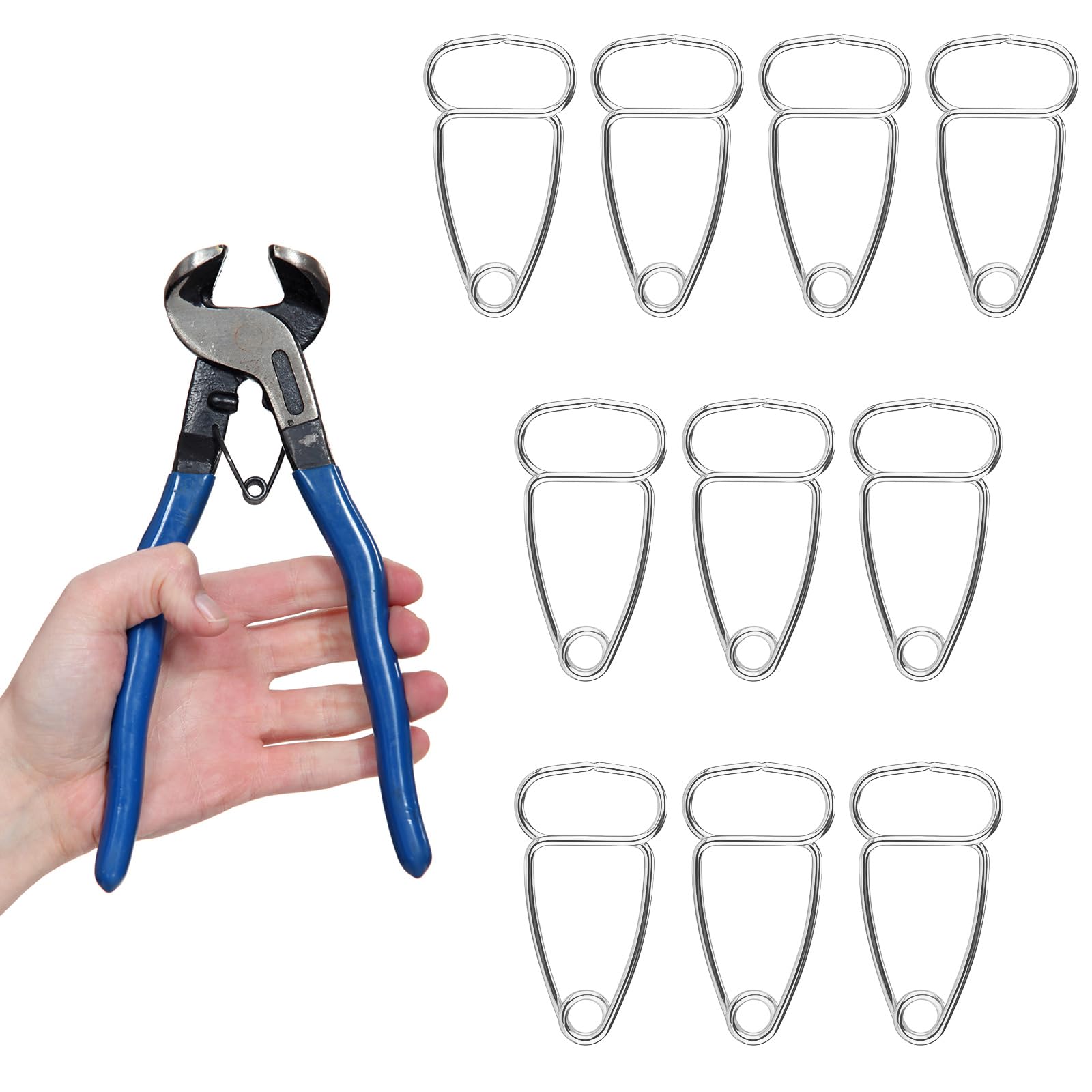 10pcs Miter Spring Clamps, Miter Clamps for Trim Corner Clamps for Woodworking Spring Clamps for Wood Trim & Molding Picture Frames