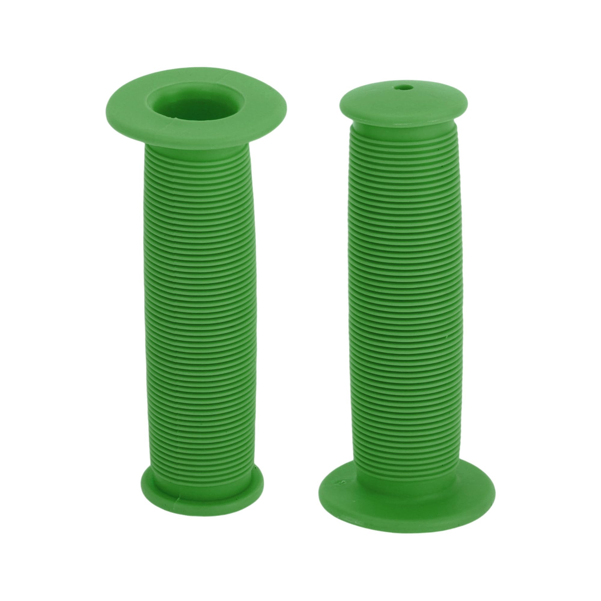 TUCKBOLD Bike Handlebar Grips Covers 110mm Long Lightweight | Cycling End Grip Protector Green 1 Pair