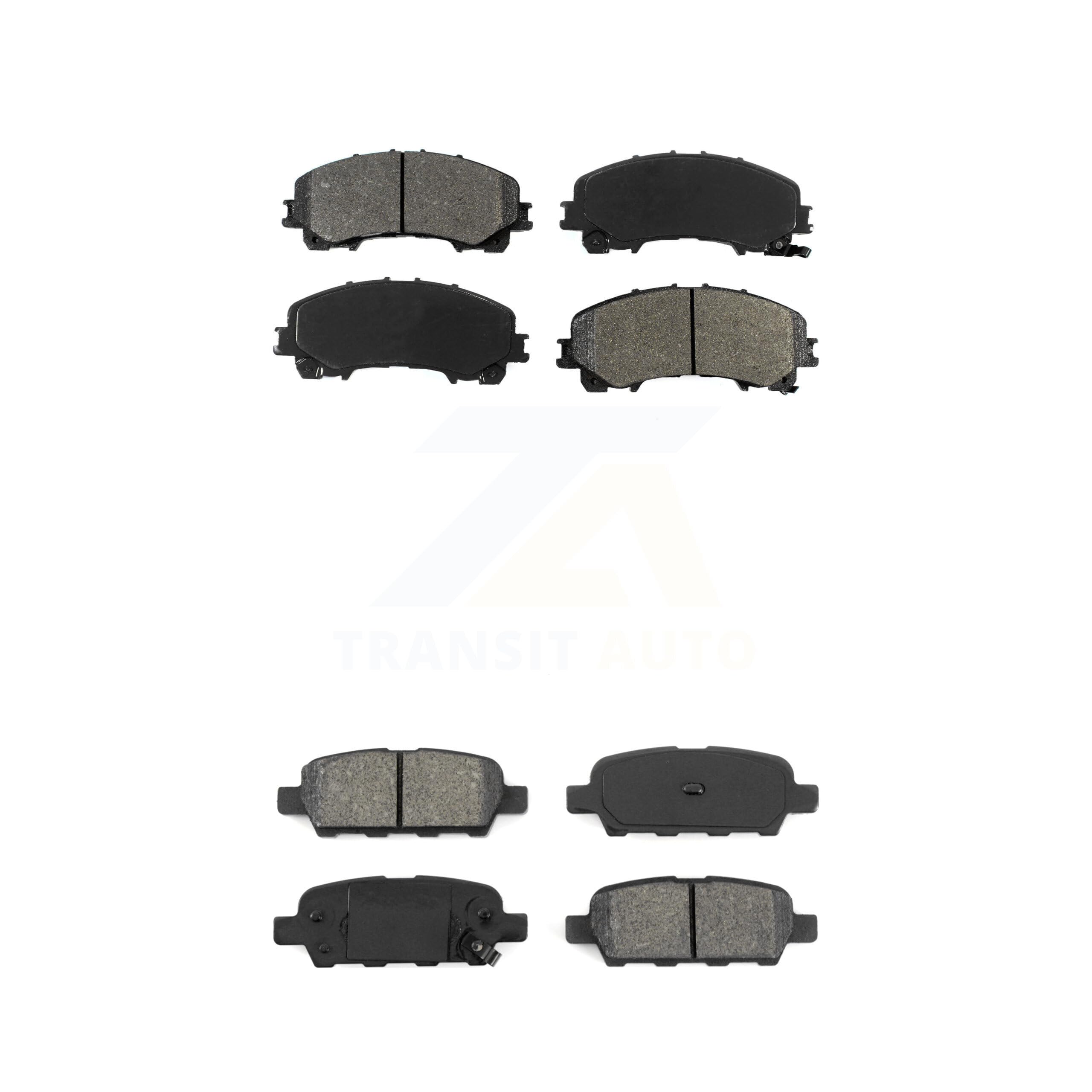SIM Front Rear Semi-Metallic Brake Pads Kit