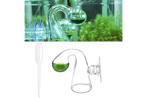IAFVKAI Glass CO2 Drop Checker for Aquarium Monitor CO2 Indicator for Planted Fish Tank