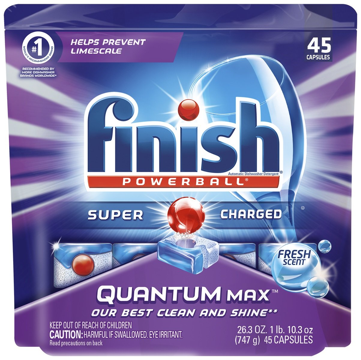 Best finish quantum max dishwasher detergent 45