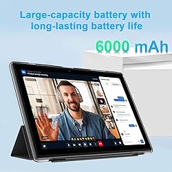 Android 15 Tablet 10 Inch, 18GB RAM+128GB ROM/2TB