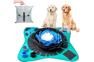 Friendly Barkz Snuffle Mat for Dogs, Cats - 25’’ Dog Snuffle Mat Interactive Feed Game for Boredom, Dog Mental Stimulation Toy Encourages Natural Foraging Skills and Stress Relief- Dog Enrichment Toy