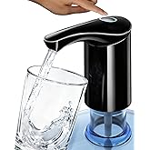 Redsack Rechargeable Water Dispenser Pump for 5 Gallon Bottle, Electric USB-C Large Flow Water Jug Dispenser, Portable Automatic Submersible Bottle Pump Silent Operation for Camping Home Office