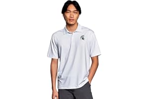 Vantage Apparel Men's Collegiate Premium Moisture Wicking Stretch Fit Diamond Print Polo