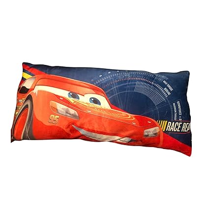 Soft Polyester Pillow 18 X 36 Kids Bedding Disney Pixar Cars 3
