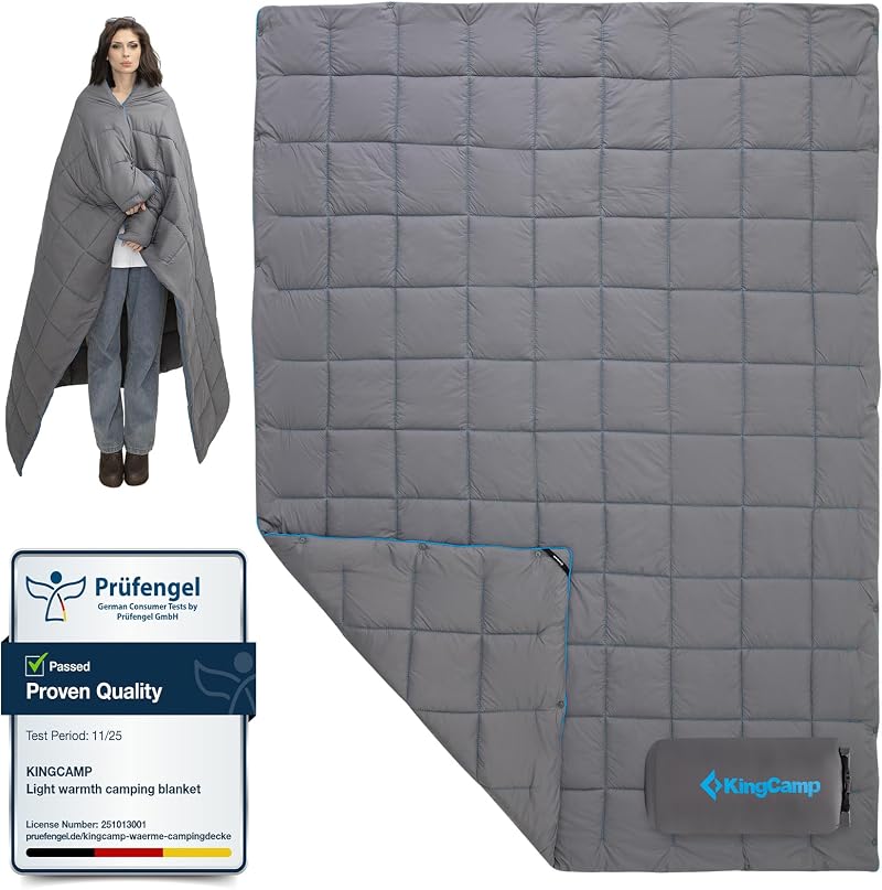 KingCamp Camping Blanket Lightweight Outdoor Travel Blanket Warm