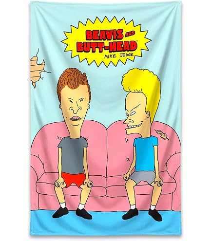 Amazon.com: Beavis and Butt-Head American Gothic Framed Wood Wall