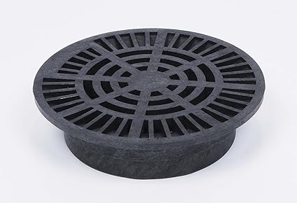 Storm Drain Fsd 084 R 8 In Round Drain Grate Black Pipe