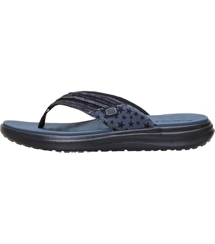 Hey Dude Sandals Mens SZ 10 Blue Myers Flip Sport Mode Coastal Beach Shoes NWT Hey Dude Sandals Mens SZ 10 Blue Myers Flip Sport Mode  main image 4