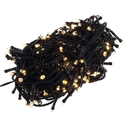 Smartfox 200 LED 20m warmweiß Lichterkette Weihnachtsbeleuchtung Weihnachtsdekoration Dekobeleuchtung Weihnachtsbaumbeleuchtu