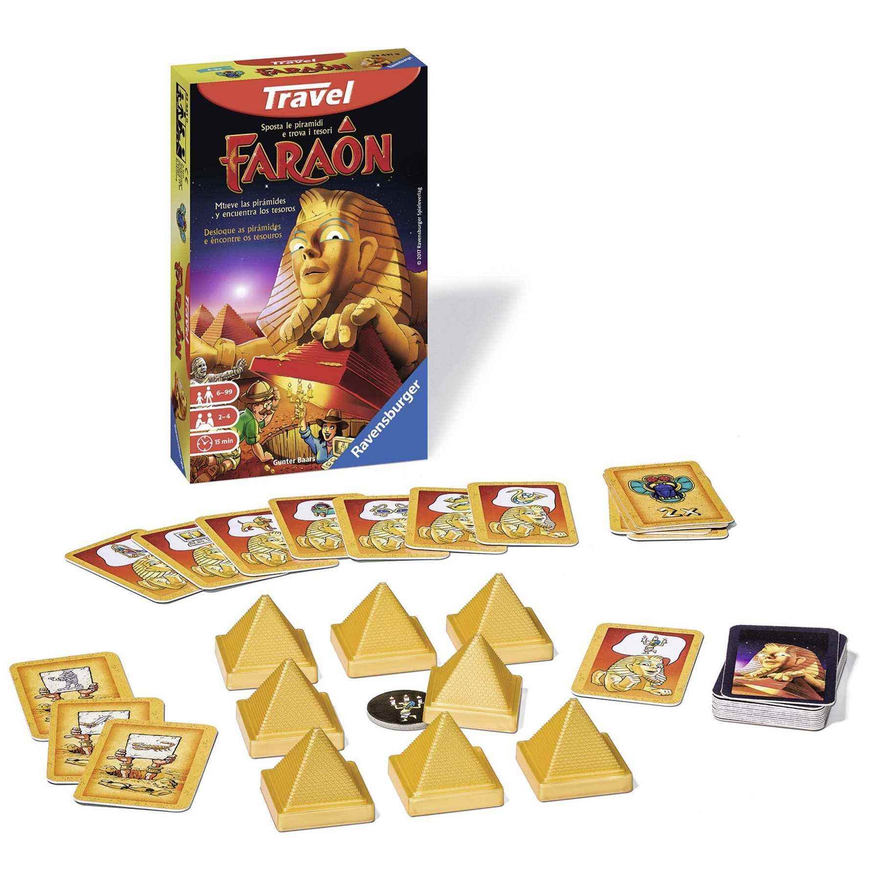 Ravensburger – Faraon/Pharoah Travel Edition (23431) [Cannot Guarantee English Language]