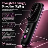 Baomaeyea Go Brush Pro UK Cordless Hair Straightener Brush 3 Temperatures view 6