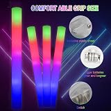 YQXTOOEL 58pcs Giant Glow Foam Sticks 3 Modes Wedding Party Lights view 3
