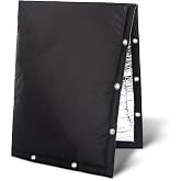 Outdoor Backflow Preventer Cover- 16''W x 20''H, Winter Freeze &amp; Weatherproof Protection for Irrigation Pipes &amp; Sprinkler Valves- Black