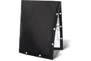 SAFONER Outdoor Backflow Preventer Cover- 16''W x 20''H, Winter Freeze & Weatherproof Protection for Irrigation Pipes & Sprinkler Valves- Black