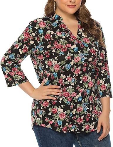 jeans and a nice top plus size