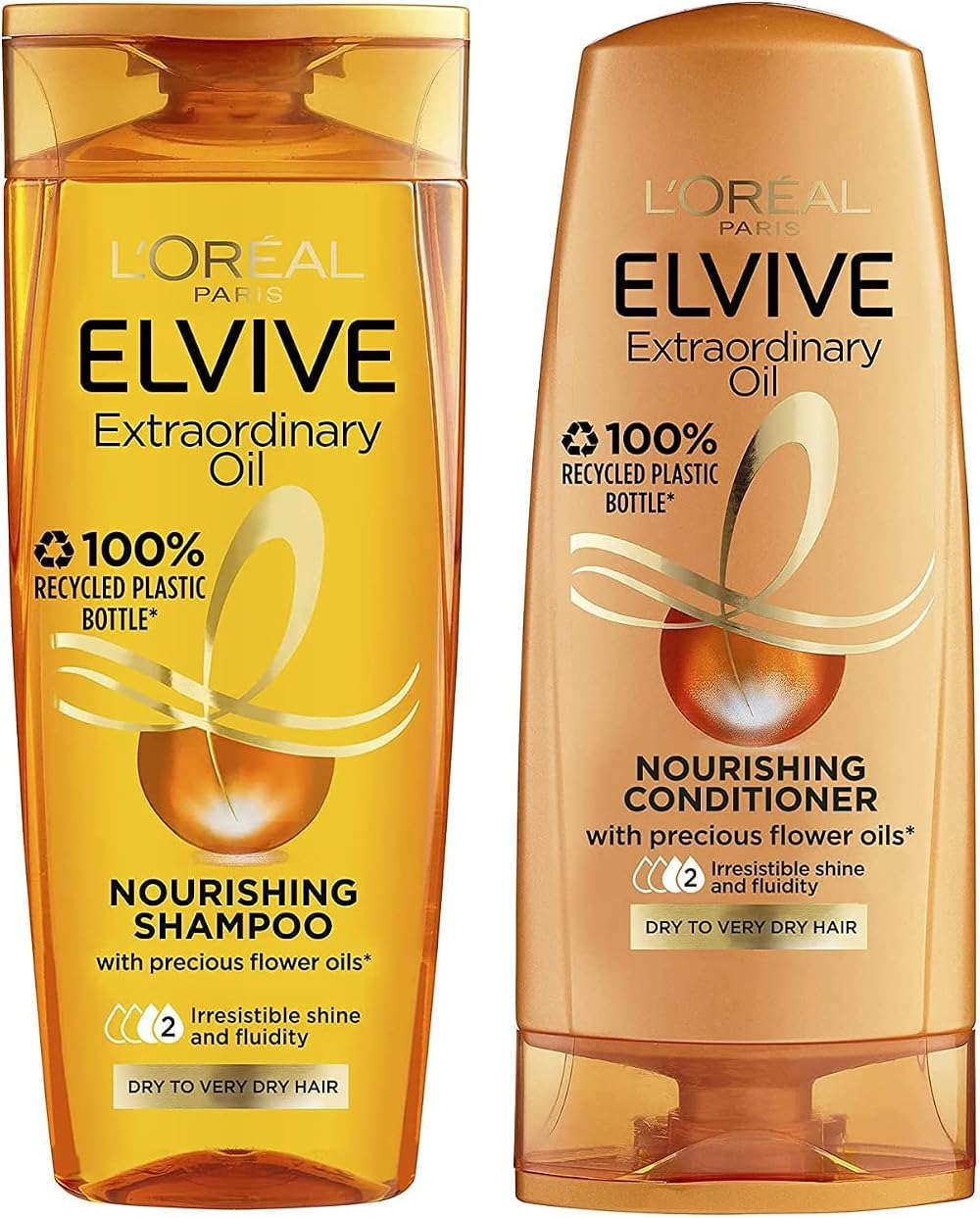 L'Oreal Elvive Extraordinary Oil Nourishing Shampoo & Conditioner Set 400ml