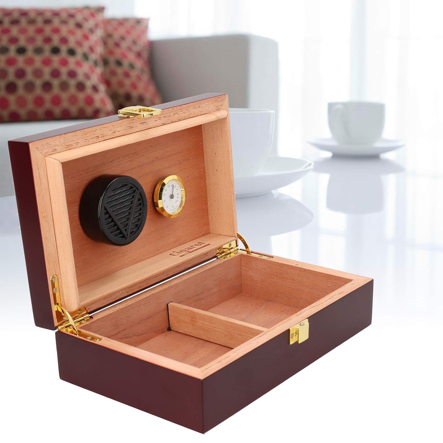 Buy Hold 5‑10 Cigars Black Cigar Box, Cigar Storage Box, Scratch