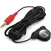 Zalman ZM-MIC1 High Sensitivity Headphone Microphone with Mini Clip, Computer PC Streaming Gaming Mic, 3.5mm Jack