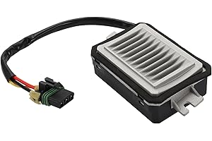 Hihaha No.52480042 HVAC Blower Motor Resistor for Pontiac Bonneville 2000-2005 Radiator Fan Resistor Heater Blower Resistor Metal ABS 1 Pcs Black