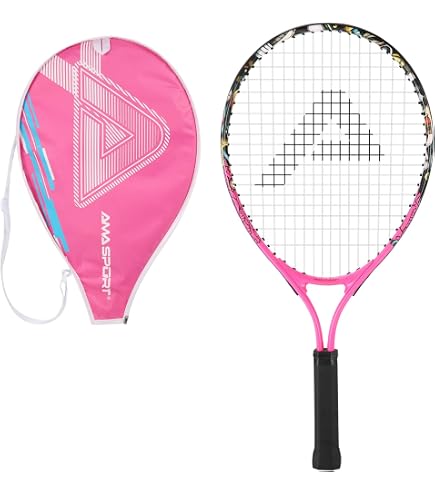 Raquette De Tennis Wilson Intrigue Jr 19 – Cadre Aluminium AirLite, Cordée, Pour Enfants De 4 Ans Et Moins