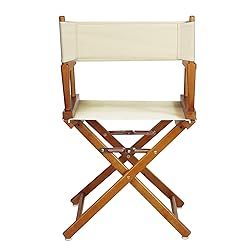 Casual Home 18" Director's Chair Honey Oak Frame