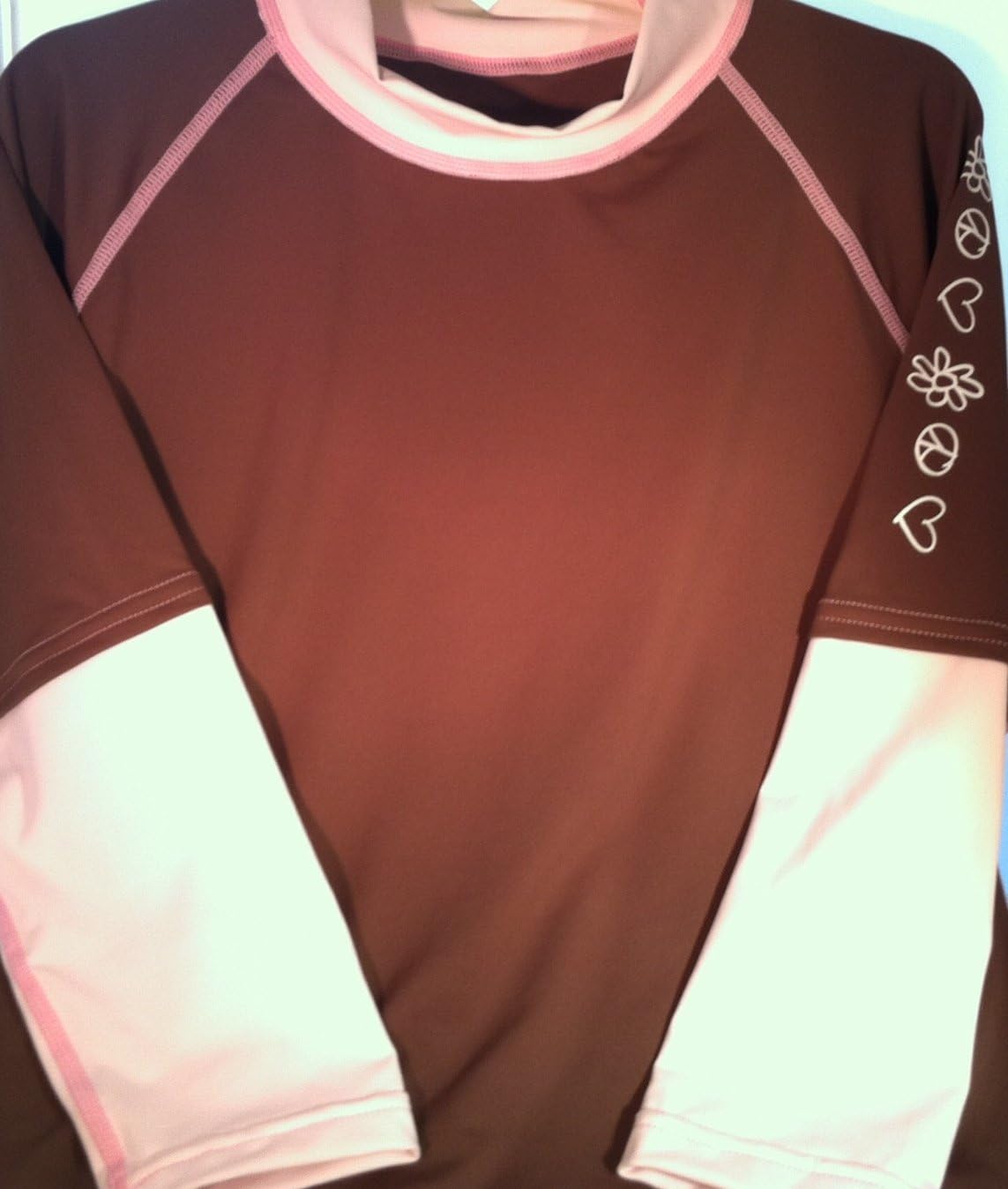SunSkinz Kid Rash Guard UV Protective Long Sleeve UPF 50 Shirt Swimwear SPF 100 Girls Size 10