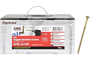 GRK Fasteners-10231 772691102317 RSS Bulk 5/16-Inch by 5-1/8-Inch Screw, No Size, Gold